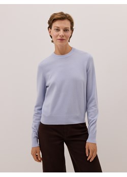 Reserved - Sweter z wełny merino - jasnoniebieski ze sklepu Reserved w kategorii Swetry damskie - zdjęcie 186406770