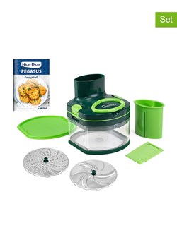 Genius 10-częściowy zestaw &quot;Nicer Dicer Pegasus&quot; w kolorze zielonym ze sklepu Limango Polska w kategorii Akcesoria kuchenne - zdjęcie 186407814
