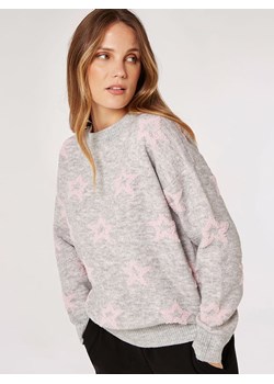 Apricot Sweter w kolorze jasnoszaro-jasnoróżowym ze sklepu Limango Polska w kategorii Swetry damskie - zdjęcie 186408031