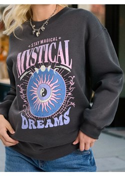 Sinsay - Bluza crewneck - szary ze sklepu Sinsay w kategorii Bluzy damskie - zdjęcie 186413682