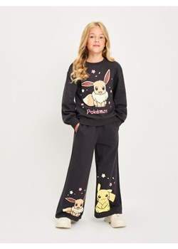 Sinsay - Szerokie spodnie Pokemon - szary ze sklepu Sinsay w kategorii Spodnie dziewczęce - zdjęcie 186413691