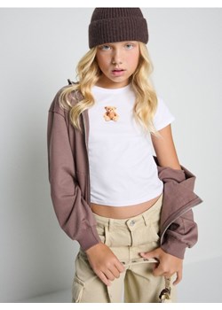 Sinsay - Bluza z kapturem na zamek - brązowy - id: 996CE-88X - marki Sinsay - 186413792 Sinsay - Bluza z kapturem na zamek - brązowy ze sklepu Sinsay w kategorii Bluzy dziewczęce - zdjęcie 186413792