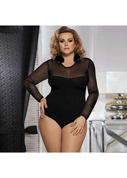Body z długim rękawem przezroczyste - Czarny XL - id: 8758387278153 - marki Intimica - 186415412 Body z długim rękawem przezroczyste - Czarny XL ze sklepu Intimica.pl w kategorii Body damskie - zdjęcie 186415412