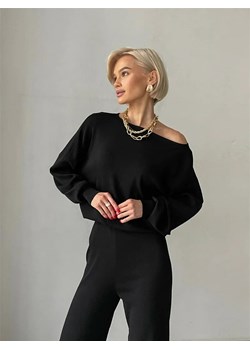 Elegancki domowy komplet damski - Czarny Uniwersalny ze sklepu Intimica.pl w kategorii Komplety i garnitury damskie - zdjęcie 186417302