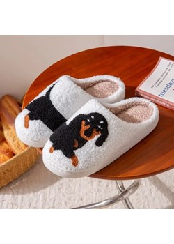 Kapcie jamnik - Kremowy 36-37 - id: 9416473805129 - marki Intimica - 186418301 Kapcie jamnik - Kremowy 36-37 ze sklepu Intimica.pl w kategorii Kapcie damskie - zdjęcie 186418301