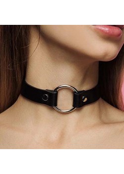 Klasyczny choker z kółeczkiem - Czarny ze sklepu Intimica.pl w kategorii Naszyjniki - zdjęcie 186418530
