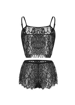 Koronkowy komplet bielizny plus size - Czarny L - id: 8686842872137 - marki Intimica - 186419911 Koronkowy komplet bielizny plus size - Czarny L ze sklepu Intimica.pl w kategorii Komplety bielizny damskiej - zdjęcie 186419911