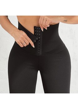 Legginsy sportowe z wysokim stanem - Czarny S ze sklepu Intimica.pl w kategorii Spodnie damskie - zdjęcie 186420622