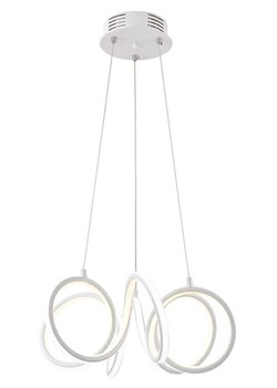 Biała spiralna lampa wisząca LED - S006-Uvex ze sklepu Edinos.pl w kategorii Lampy wiszące - zdjęcie 186426370