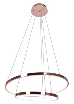 Złota lampa wisząca LED ring - S040-Ondis ze sklepu Edinos.pl w kategorii Lampy wiszące - zdjęcie 186426404