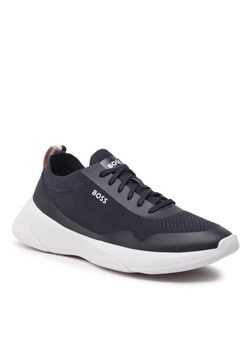Sneakersy Boss Dean 50480810 10245680 01 Granatowy ze sklepu eobuwie.pl w kategorii Buty sportowe męskie - zdjęcie 186426471