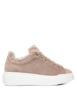 Sneakersy Max Mara Tmaxi1 2524766172650 Beżowy ze sklepu eobuwie.pl w kategorii Buty sportowe damskie - zdjęcie 186426491