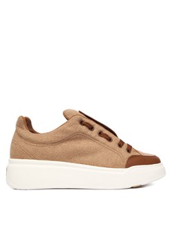 Max Mara Sneakersy Maxiwk 2524766012650 Brązowy ze sklepu MODIVO w kategorii Buty sportowe damskie - zdjęcie 186427190