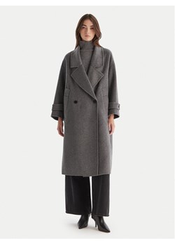 ViCOLO Płaszcz wełniany TF0050 Szary Regular Fit ze sklepu MODIVO w kategorii Płaszcze damskie - zdjęcie 186427201