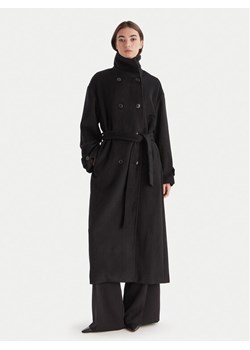 Bardot Płaszcz wełniany Enzo 60087JB Czarny Oversize ze sklepu MODIVO w kategorii Płaszcze damskie - zdjęcie 186427202