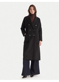 ViCOLO Płaszcz wełniany TF0001 Czarny Regular Fit ze sklepu MODIVO w kategorii Płaszcze damskie - zdjęcie 186427221