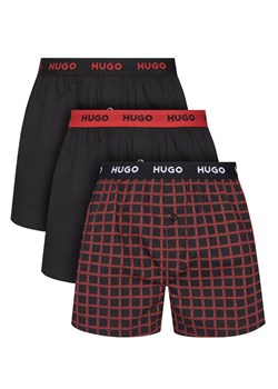 HUGO Komplet 3 par bokserek 50532565 Czarny ze sklepu MODIVO w kategorii Majtki męskie - zdjęcie 186427254