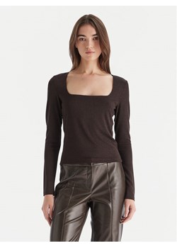 Vero Moda Bluzka Kanva 10336088 Brązowy Regular Fit ze sklepu MODIVO w kategorii Bluzki damskie - zdjęcie 186427304