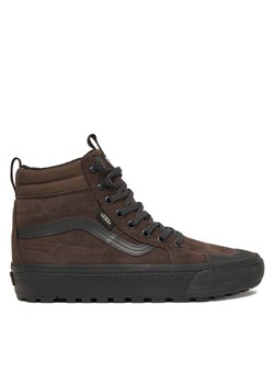 Tenisówki Vans MTE Sk8-Hi Waterproof Insulated VN000DAQY491 Brązowy ze sklepu eobuwie.pl w kategorii Trampki damskie - zdjęcie 186429492