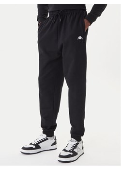 Kappa Spodnie dresowe 351Y41W 005 Czarny Regular Fit - id: 0000305680259 - marki Kappa - 186429532 Kappa Spodnie dresowe 351Y41W 005 Czarny Regular Fit ze sklepu MODIVO w kategorii Spodnie męskie - zdjęcie 186429532