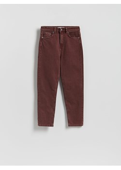 Reserved - Jeansy mom fit - brązowy ze sklepu Reserved w kategorii Jeansy damskie - zdjęcie 186430592