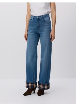 Reserved - Jeansy wide leg - niebieski ze sklepu Reserved w kategorii Jeansy damskie - zdjęcie 186430831