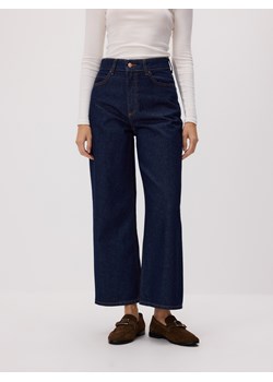 Reserved - Jeansy culotte - granatowy - id: 756FZ-59J - marki Reserved - 186431372 Reserved - Jeansy culotte - granatowy ze sklepu Reserved w kategorii Jeansy damskie - zdjęcie 186431372
