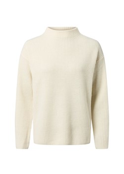 Marie Lund Sweter damski z dzianiny merino Kobiety Wełna merino écru jednolity ze sklepu vangraaf w kategorii Swetry damskie - zdjęcie 186432460