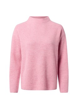 Marie Lund Sweter damski z dzianiny merino Kobiety Wełna merino różowy marmurkowy ze sklepu vangraaf w kategorii Swetry damskie - zdjęcie 186432463