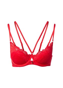 Lascana Damski biustonosz push-up Kobiety czerwony jednolity ze sklepu vangraaf w kategorii Biustonosze - zdjęcie 186432482