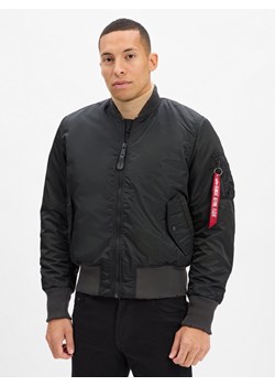 Alpha Industries Męska kurtka bomber - Distressed Mężczyźni czarny jednolity - id: 777247-0001-09900 - marki Alpha Industries - 186432503 Alpha Industries Męska kurtka bomber - Distressed Mężczyźni czarny jednolity ze sklepu vangraaf w kategorii Kurtki męskie - zdjęcie 186432503