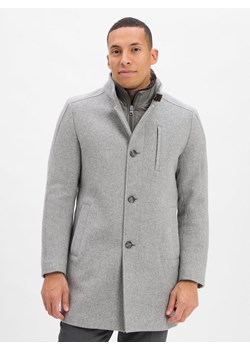 Cinque Męski wełniany płaszcz - Ciarsenal Mężczyźni jasny szary marmurkowy ze sklepu vangraaf w kategorii Płaszcze męskie - zdjęcie 186432550
