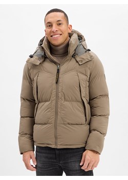 G-Star RAW Pikowana kurtka męska Mężczyźni Sztuczne włókno taupe jednolity ze sklepu vangraaf w kategorii Kurtki męskie - zdjęcie 186432554