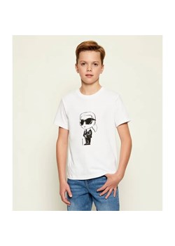 Karl Lagerfeld Kids T-shirt | Regular Fit ze sklepu Gomez Fashion Store w kategorii T-shirty chłopięce - zdjęcie 186433680