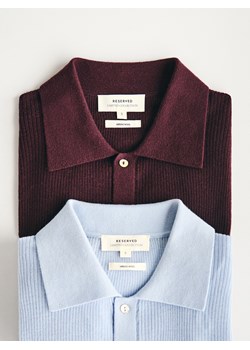 Reserved - Sweter z wełny merino - ciemnofioletowy ze sklepu Reserved w kategorii Swetry damskie - zdjęcie 186434761