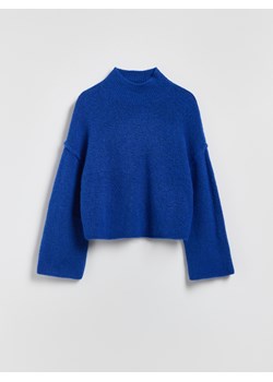 Reserved - Sweter z golfem - niebieski ze sklepu Reserved w kategorii Swetry damskie - zdjęcie 186435190