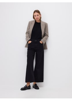 Reserved - Jeansy culotte - czarny - id: 756FZ-99J - marki Reserved - 186436041 Reserved - Jeansy culotte - czarny ze sklepu Reserved w kategorii Jeansy damskie - zdjęcie 186436041