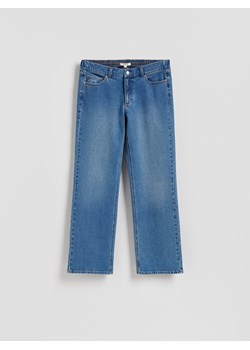 Reserved - Jeansy wide leg - niebieski ze sklepu Reserved w kategorii Jeansy damskie - zdjęcie 186436434