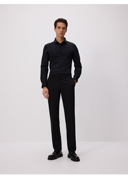 Reserved - Spodnie garniturowe slim fit - czarny ze sklepu Reserved w kategorii Spodnie męskie - zdjęcie 186436510