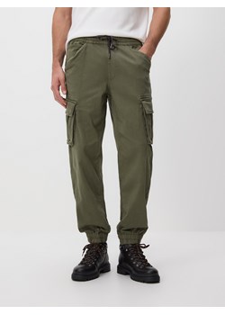 Reserved - Jeansy cargo jogger - zielony ze sklepu Reserved w kategorii Jeansy męskie - zdjęcie 186436974