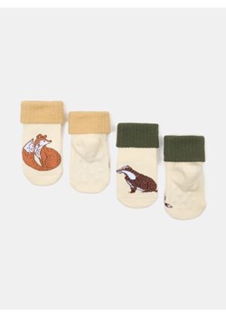 Sinsay - Skarpetki z nadrukiem 2 pack - wielobarwny - id: 074FZ-MLC - marki Sinsay - 186437891 Sinsay - Skarpetki z nadrukiem 2 pack - wielobarwny ze sklepu Sinsay w kategorii Skarpetki dziecięce - zdjęcie 186437891