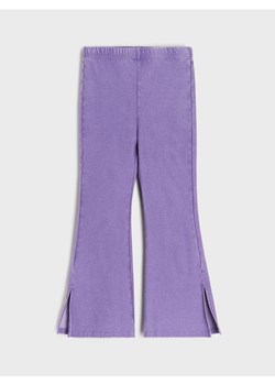 Sinsay - Legginsy flare z efektem sprania - fioletowy ze sklepu Sinsay w kategorii Spodnie dziewczęce - zdjęcie 186437991