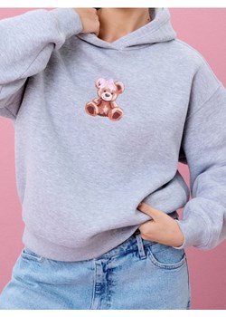 Sinsay - Bluza hoodie - szary ze sklepu Sinsay w kategorii Bluzy damskie - zdjęcie 186438034