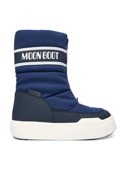 Śniegowce Moon Boot Jr Park Zip High Wp 80D3440080 D Granatowy ze sklepu eobuwie.pl w kategorii Buty zimowe dziecięce - zdjęcie 186438074