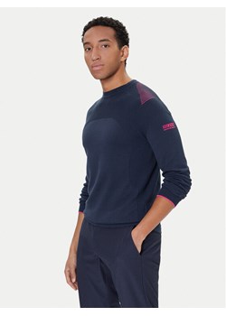 Boss Sweter Rowin 50427754 Granatowy Regular Fit ze sklepu MODIVO w kategorii Swetry męskie - zdjęcie 186438440