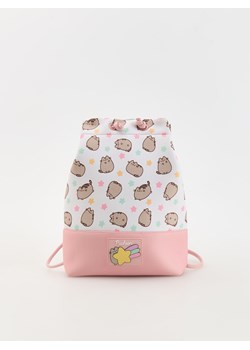 Reserved - Torebka typu worek Pusheen - brudny róż ze sklepu Reserved w kategorii Plecaki dla dzieci - zdjęcie 186439893