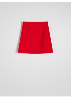 Reserved - Gładka spódnica mini - czerwony ze sklepu Reserved w kategorii Spódnice - zdjęcie 186440394