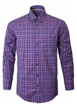 Casualowa Koszula, Kołnierzyk Button Down - Pako Jeans - Granat w Kratkę KSDCpjnsANDREW ze sklepu JegoSzafa.pl w kategorii Koszule męskie - zdjęcie 186440553