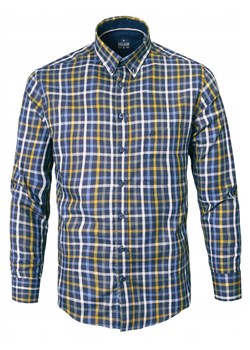 Lekko Taliowana Koszula Sportowa, Button Down - Pako Jeans - Kolorowa Kratka KSDCpjnsCASA ze sklepu JegoSzafa.pl w kategorii Koszule męskie - zdjęcie 186440572