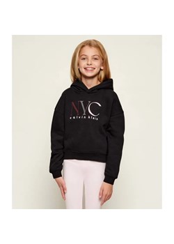 Calvin Klein Jeans Bluza NYC GRAPHIC | Regular Fit ze sklepu Gomez Fashion Store w kategorii Bluzy dziewczęce - zdjęcie 186441282